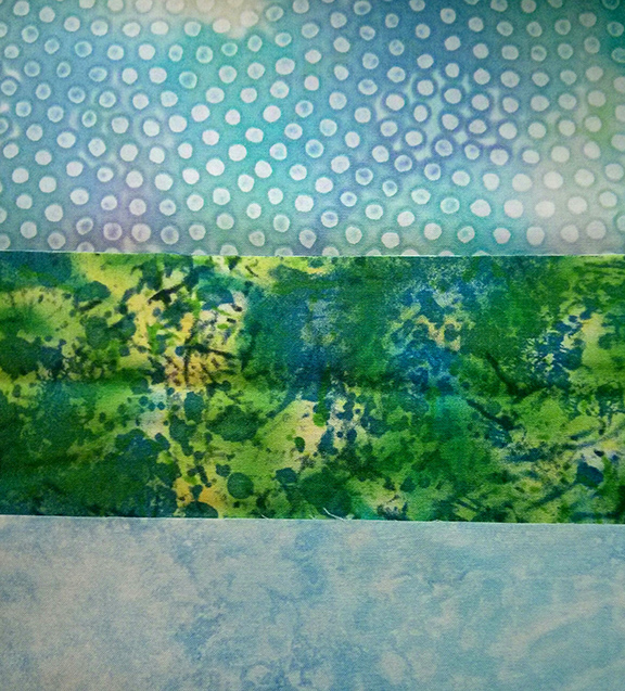 3 fabrics included, but I just used 2. 3 fabrics included, but I just used 2.