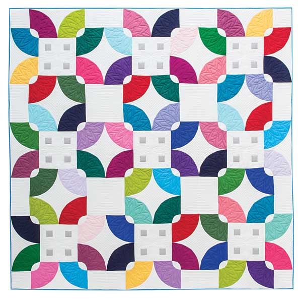 Strings of Florid Blooms quilt