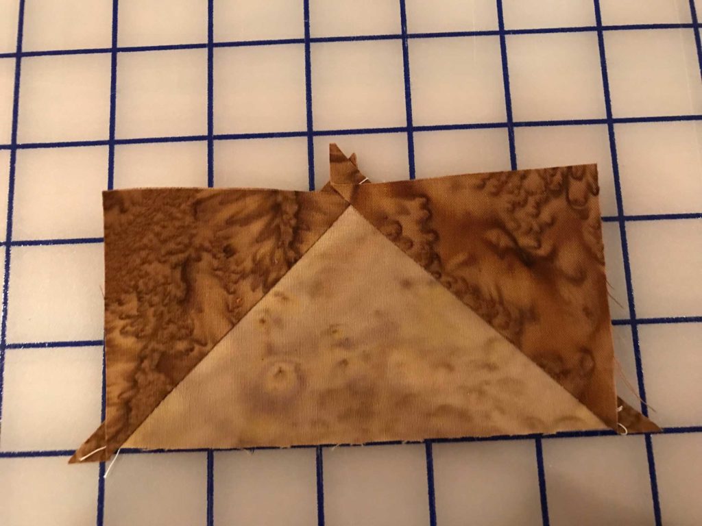 Flying Geese With Dog Ear