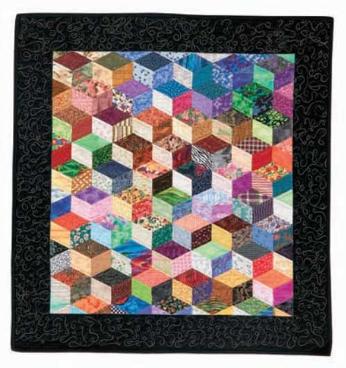 A New Twist on Tumbling Blocks by Leslie Tallaksen