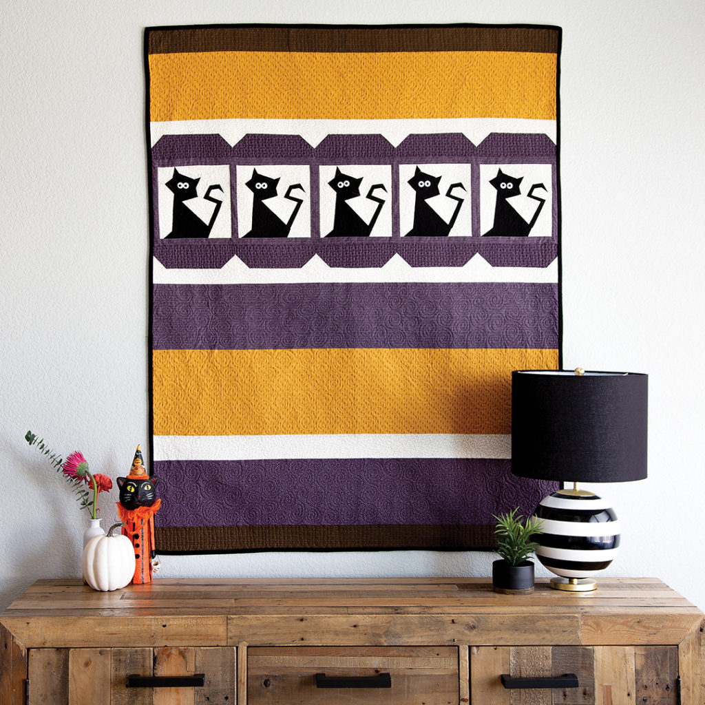 Black & Boo, Quilty Sept/Oct 2018
