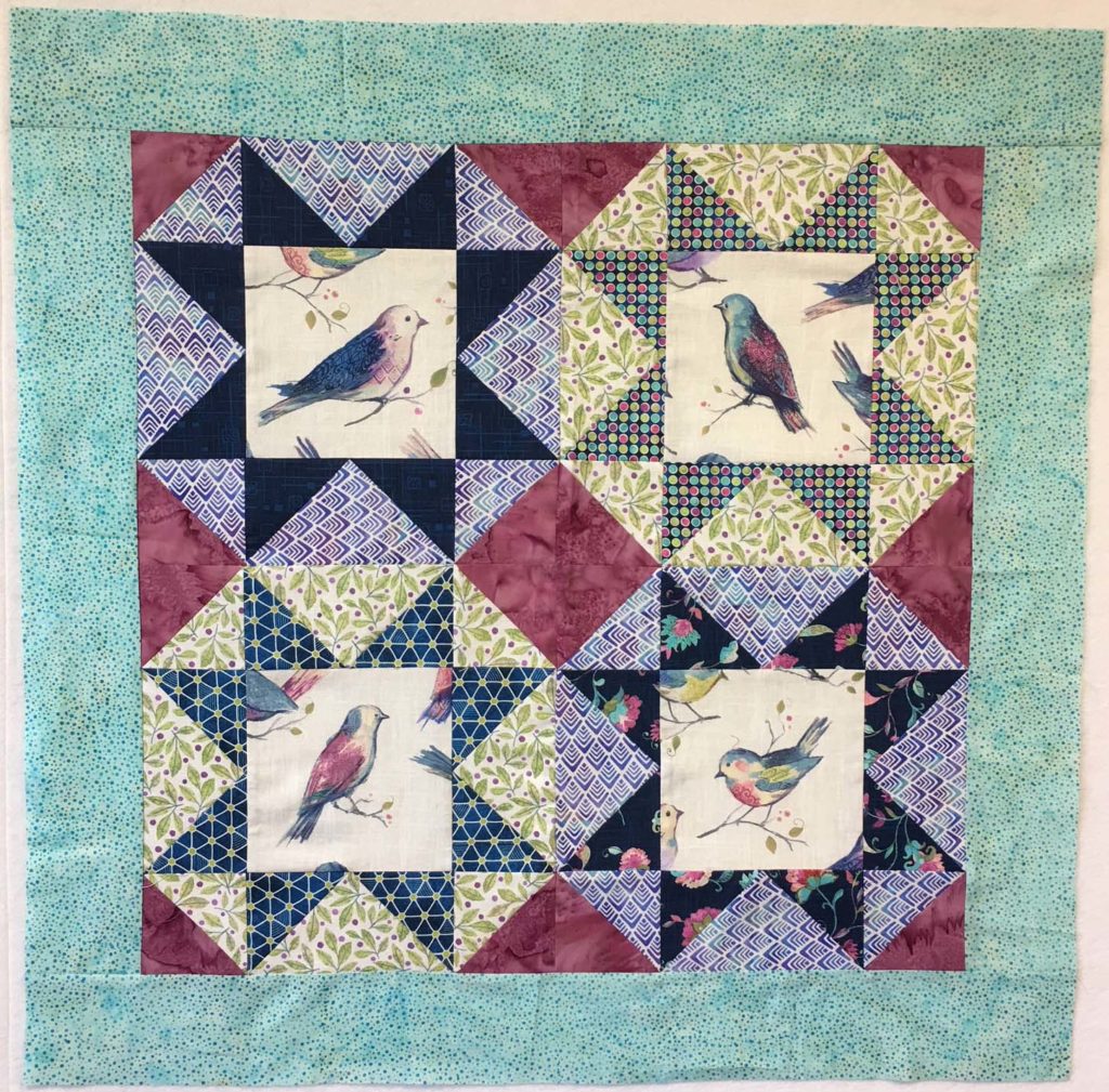 Part 2 of Lori’s All A Twitter BOM quilt