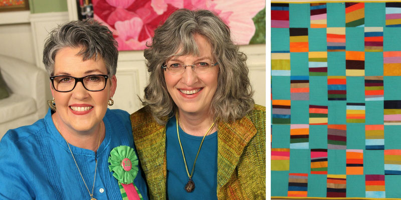 Project by Malka Dubrawsky from the set of Quilting Arts TV