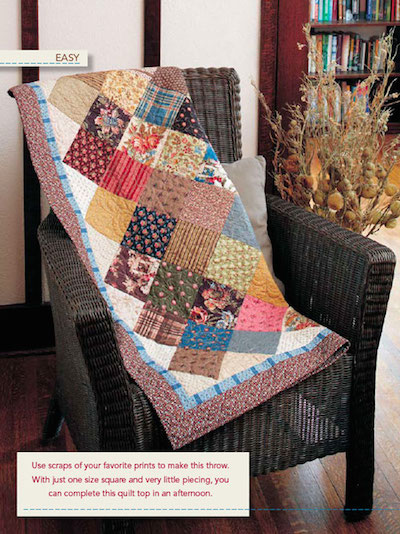 Kaye's Scrap Squares - Scrappy Quilt Patterns Kaye's Scrap Squares - Scrappy Quilt Patterns
