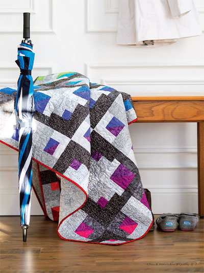After the Storm Quilt - Free Quilt Patterns Using Fat Quarters After the Storm Quilt - Free fat quarter Quilt Patterns