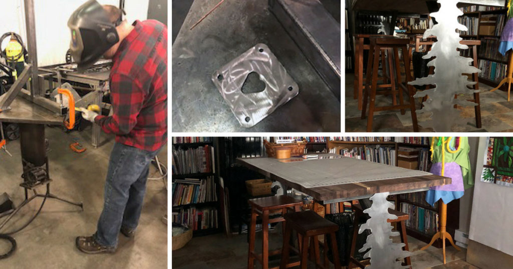 Behind the scenes of Tricia's quilting workspace